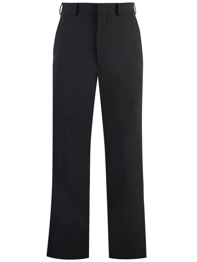 Stretch Technical Fabric Jeans Black - PRADA - BALAAN 2