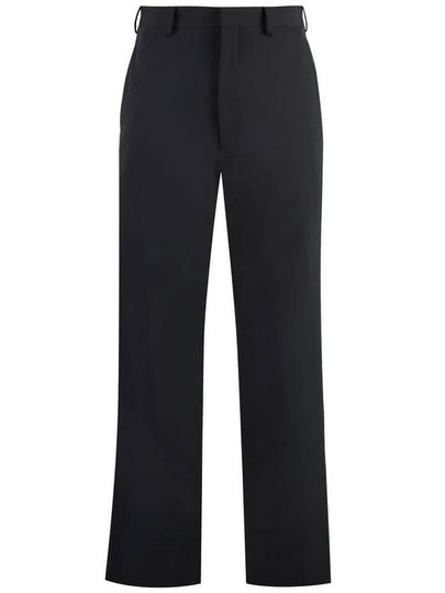 Stretch Technical Fabric Jeans Black - PRADA - BALAAN 2