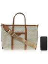 Sullivan Small Logo Top Zip Tote Bag Vanilla - MICHAEL KORS - BALAAN 7