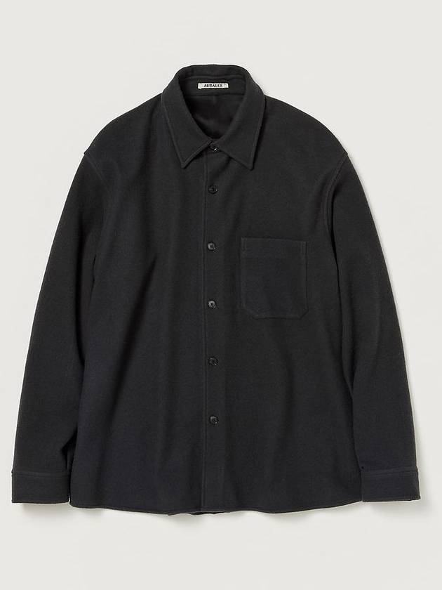 Brushed Super Fine Wool Flannel Shirt - AURALEE - BALAAN 1