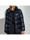 1A00097 595ZZ 778 COCHEVIS Navy high neck down jacket - MONCLER - BALAAN 3