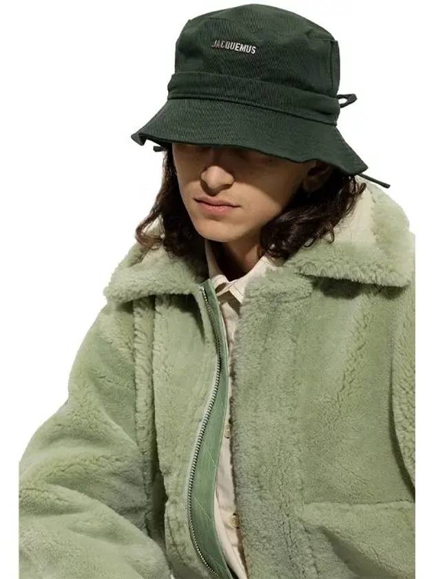 Le Bob Gajo Bucket Hat Dark Green - JACQUEMUS - BALAAN 9