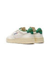 Women's Medalist Goat Green Tab Low Top Sneakers White - AUTRY - BALAAN 5