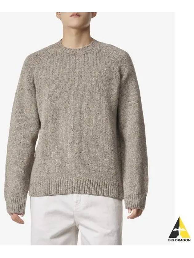 Harris Donegal Crewneck Knit Top Taupe - A.P.C. - BALAAN 2