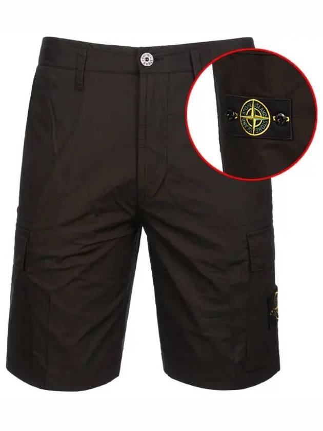 Cargo Bermuda Shorts Black - STONE ISLAND - BALAAN 2