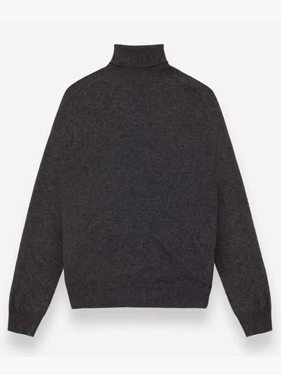 Le Logo Patch Cashmere Blend Turtleneck Knit Dark Gray - COLMAR - BALAAN 2