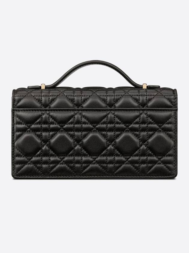 Miss Cannage Lambskin Mini Bag Black - DIOR - BALAAN 4