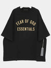 Jersey Crew Neck Short Sleeve T-Shirt Black - FEAR OF GOD - BALAAN 4