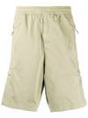 Men's Ghost Piece Waffen Training Shorts Beige - STONE ISLAND - BALAAN.