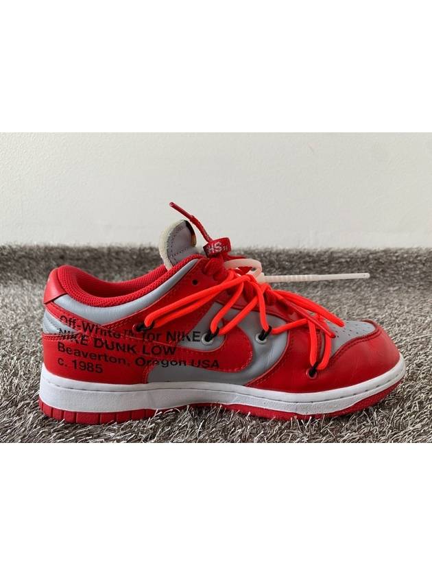 X Off White Dunk Low University Red 6 5 255 - NIKE - BALAAN 8