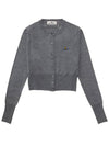 Bea Cropped Cardigan Grey - VIVIENNE WESTWOOD - BALAAN 2