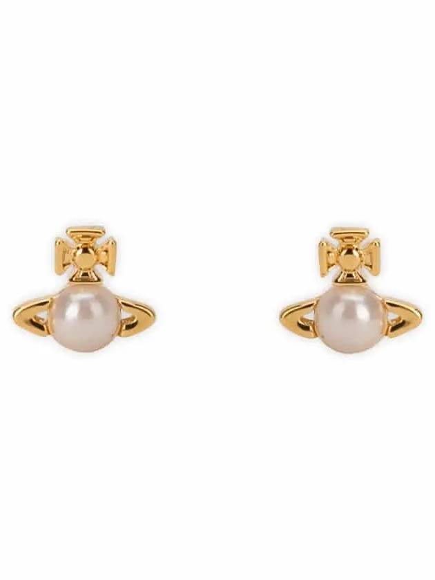 Balvina Pearl Earrings Gold - VIVIENNE WESTWOOD - BALAAN 2