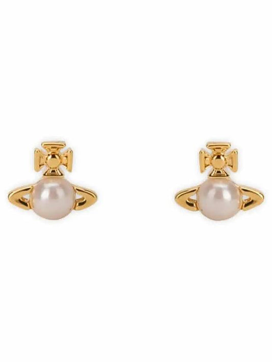 Balvina Pearl Earrings Gold - VIVIENNE WESTWOOD - BALAAN 2