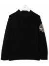 Kids Logo Crew Neck Knit 7516508A1 V0029 - STONE ISLAND - BALAAN 1