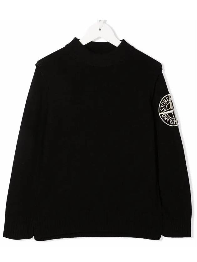 Kids Women s Logo Crew Neck Knit 7516508A1 V0029 - STONE ISLAND - BALAAN 1