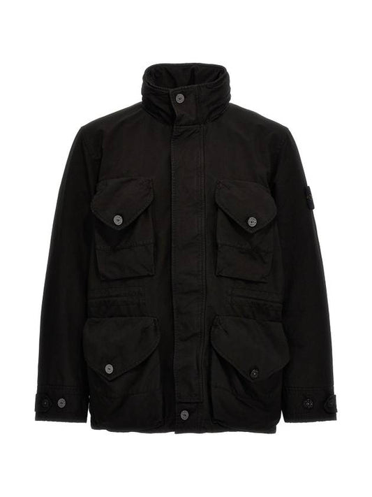 David-TC Field Jacket Black - STONE ISLAND - BALAAN 2