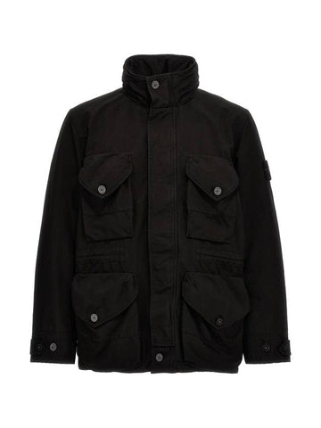 David-TC Field Jacket Black - STONE ISLAND - BALAAN 1