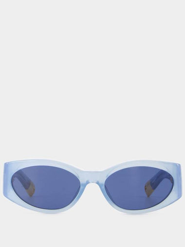 Ovalo Sunglasses - Jacquemus - Acetate - Blue - JACQUEMUS - BALAAN 1