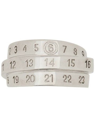 Mm6 Maison Margiela Numeric Signature Ring - MAISON MARGIELA - BALAAN 1