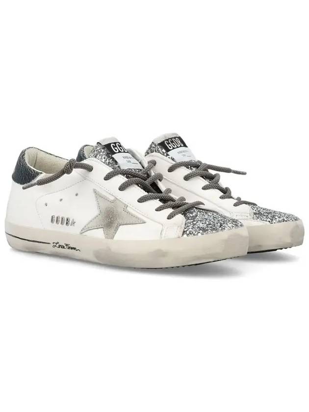 Superstar Glitter Low Top Sneakers White - GOLDEN GOOSE - BALAAN 5