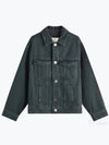 Trucker Denim Jacket Black - AMI - BALAAN 2