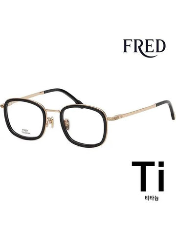 Titanium Glasses Frame FG50025U 030 Men Women Horned Frames - FRED - BALAAN 1