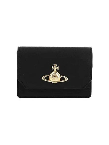 5115002DW S000B N402 Women s Card Wallet - VIVIENNE WESTWOOD - BALAAN 1