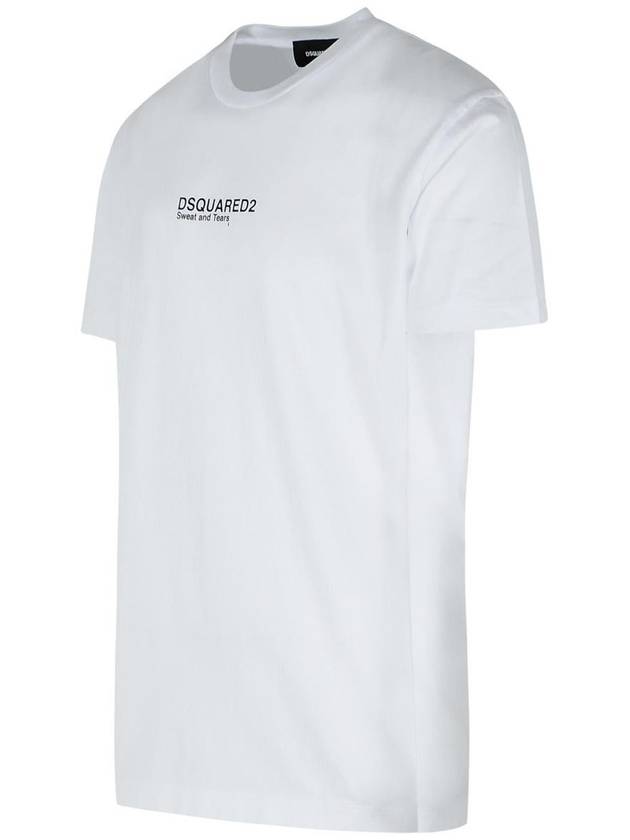 DSQUARED2 White Cotton T-Shirt - DSQUARED2 - BALAAN 2