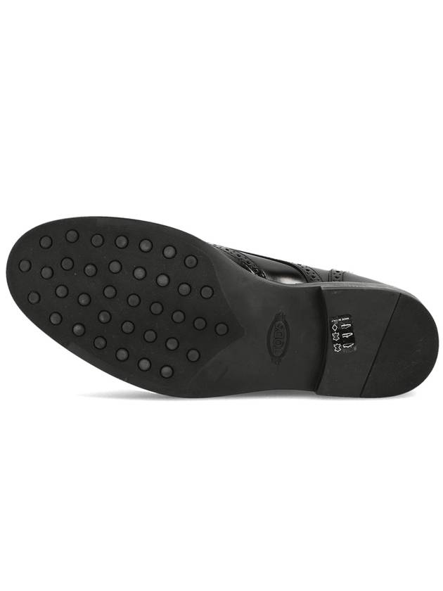 lace-up brogue shoes black - TOD'S - BALAAN 4