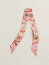 Funny Ice Cream Twilly Scarf Rose Poudre - HERMES - BALAAN 8