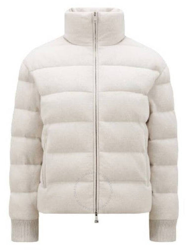 Moncler Cayeux Puffer Cashmere Jacket, Brand Size 2 (Medium) - MONCLER - BALAAN 1