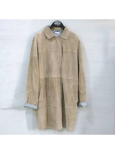 Smith Market Beige Coat Women s Clothing - BRUNELLO CUCINELLI - BALAAN 1