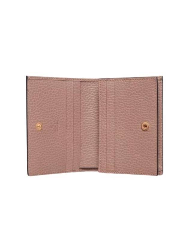 GG Marmont Supreme Canvas Bifold Card Wallet Dusty Pink - GUCCI - BALAAN 3