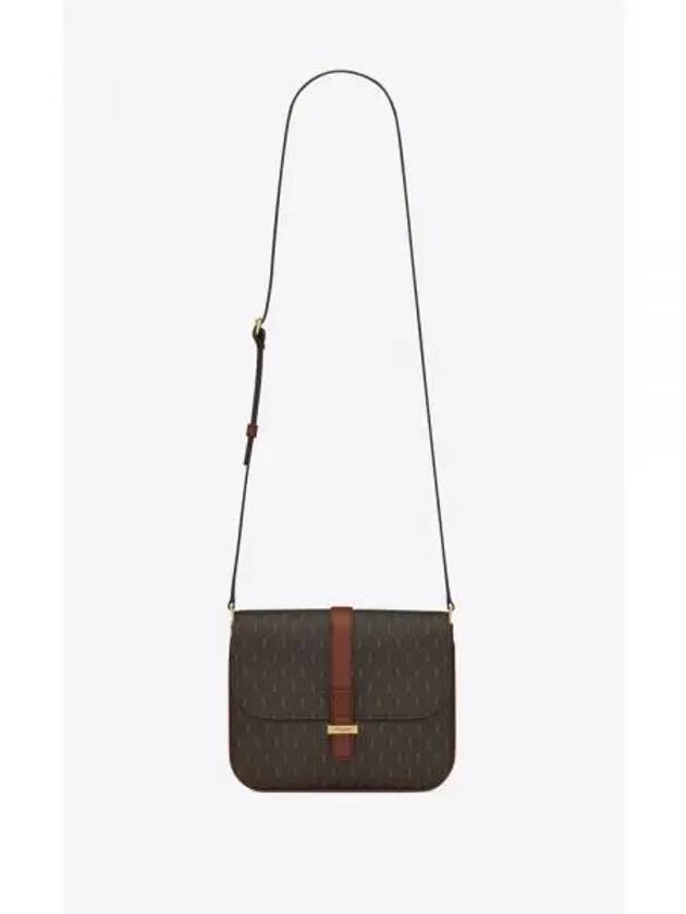 Le Monogram Camera Canvas Shoulder Bag Chechenut - SAINT LAURENT - BALAAN 2