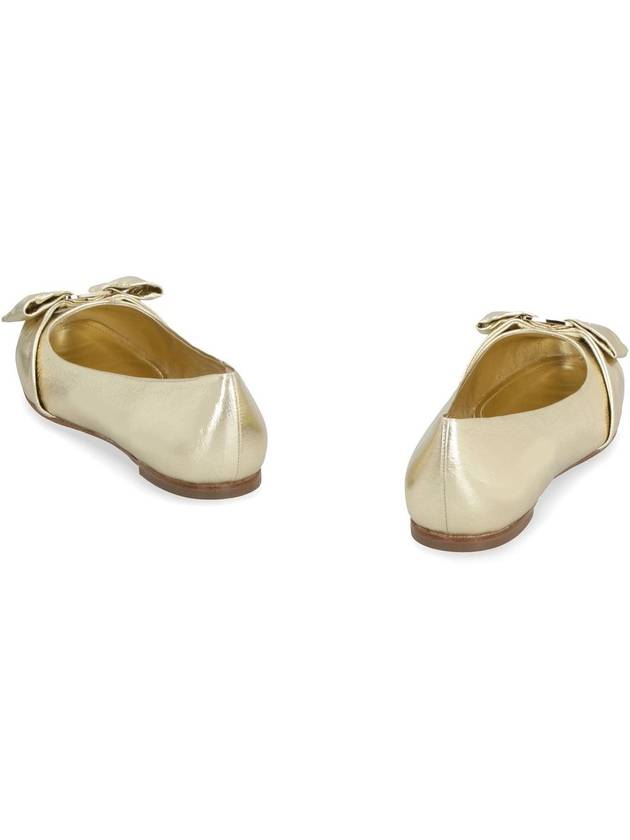 Salvatore Flat Shoes 01G371 765739 GOLD - SALVATORE FERRAGAMO - BALAAN 5