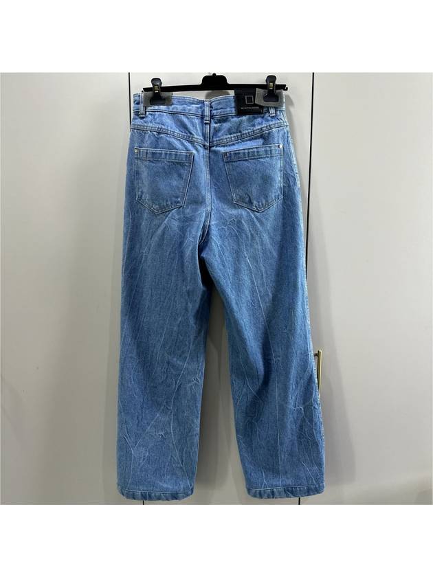 44 WYM Men s One Tuck Washed Wide Denim Pants Blue - WOOYOUNGMI - BALAAN 5