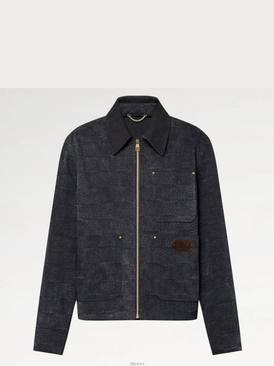 1AFWJ0 Damier workwear cotton blouson - LOUIS VUITTON - BALAAN 1