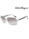 Ferragamo Sunglasses SF128SK6 033 Square Metal Men Women - SALVATORE FERRAGAMO - BALAAN 1