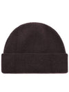 Men s Beanie Ami Alexandre Mattiussi Cashmere Hat Brown - AMI - BALAAN 5