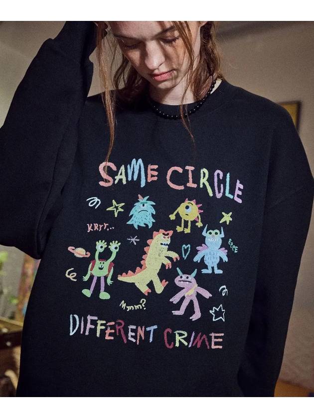 Crime Buddy Sweatshirt Black - CPGN STUDIO - BALAAN 3