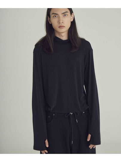 Women's Wool Jersey Turtleneck Black - MOTH - BALAAN 2