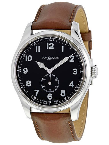 MontBlanc 1858 Automatic Black Dial Men's Watch 115073 - MONTBLANC - BALAAN 1