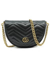 GG Marmont Matelasse Chain Mini Bag Black - GUCCI - BALAAN 2