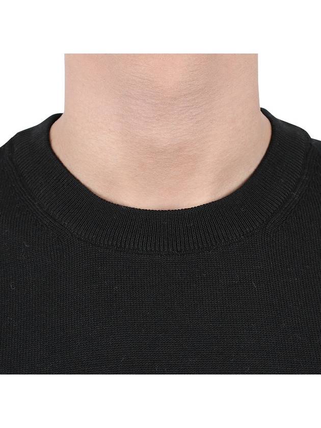 Fox Head Patch Regular Knit Top Black - MAISON KITSUNE - BALAAN 6