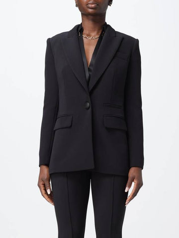 Blazer Elisabetta Franchi in crêpe - ELISABETTA FRANCHI - BALAAN 1