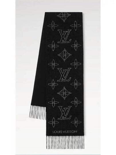 Mahina Flight Mode Scarf Black - LOUIS VUITTON - BALAAN 2