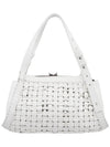 Goat leather square net twist strap bag CR - HENRY BEGUELIN - BALAAN 2