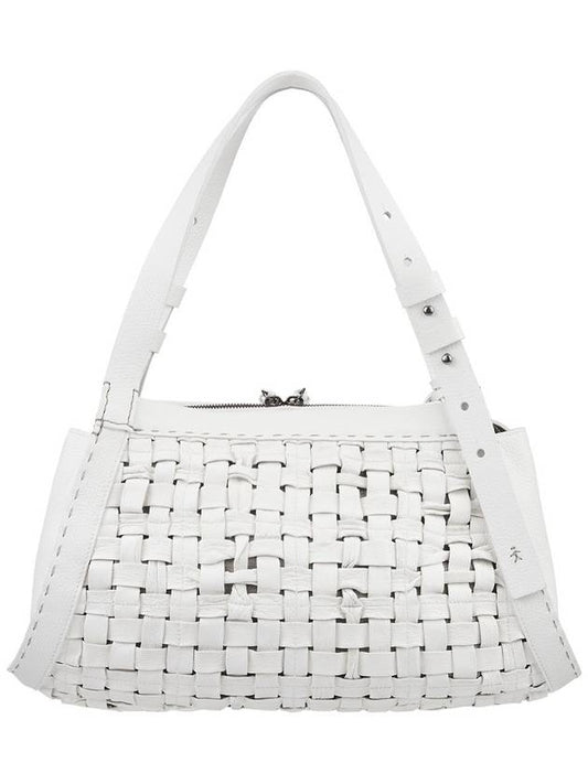 Goat leather square net twist strap bag CR - HENRY BEGUELIN - BALAAN 2