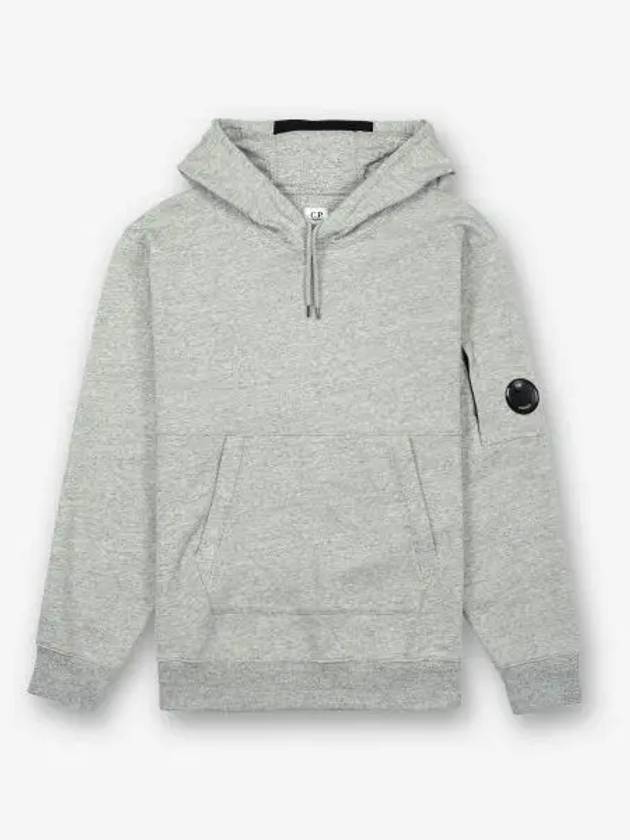 Diagonal Raised Fleece Lens Hoodie Grey - CP COMPANY - BALAAN 2