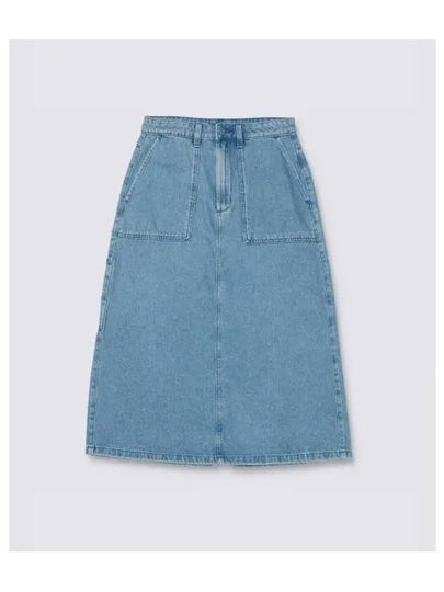 Union Denim Carpenter A Line Skirt Stone Wash - VANS - BALAAN 2